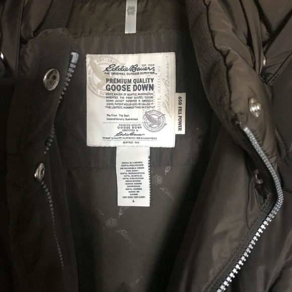 Eddie Bauer Down Coat - Picture 2 of 3